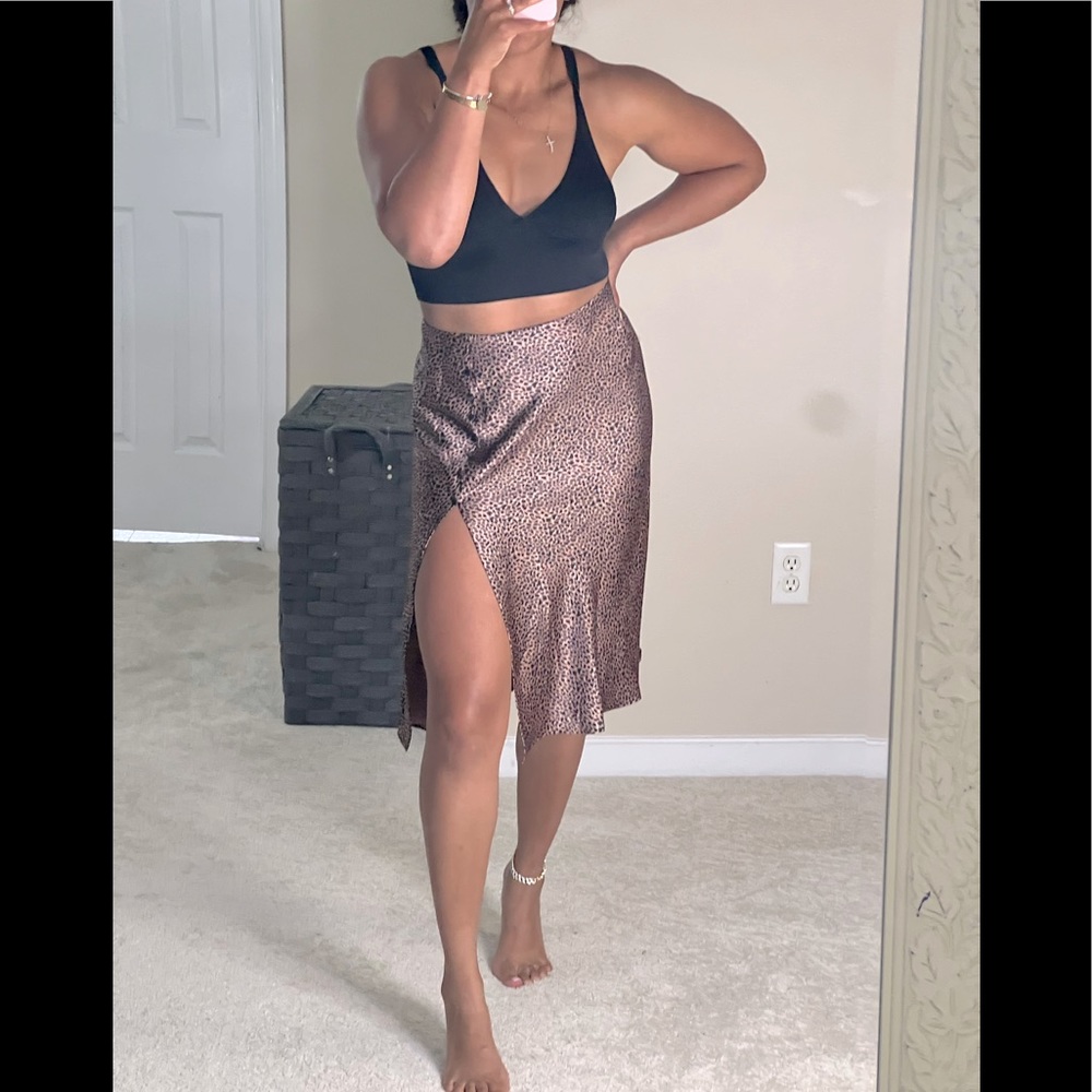 Victoria secret satin slip skirt